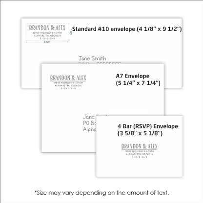 Address Stamp Self Inking Pre Inked With Black Ink Custom Personalized Rubber Stamp With Black Ink B01lkebgdy 6