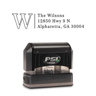 Custom Address Stamp Return Address Stamp Personalized Address Stamp Self Inking Stamp Monogram Initial Pre Ink B09sntzj59