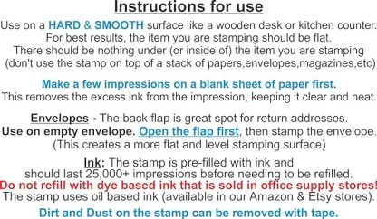Family Return Address Stamp Self Inking Wedding Stamp Personalized Black Ink B06xzf83mq 8