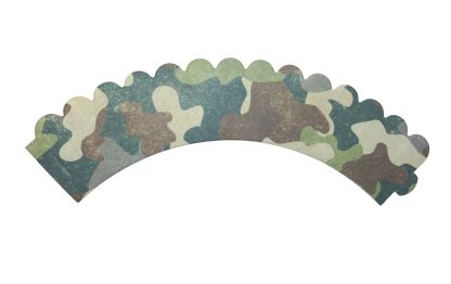 Hunting Army Military Camouflage Camo Cupcake Wrappers 24ct B00acxq4zk 3
