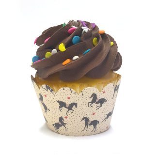 Prancing Horse Paper Cupcake Wrappers For Standard Size Cupcakes 24ct B00pa6qjww