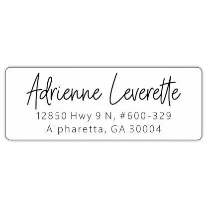 Return Address Labels Custom Printed Personalized Stickers 250 Adhesive Peel And Stick Labels White B0c9yvxbwb