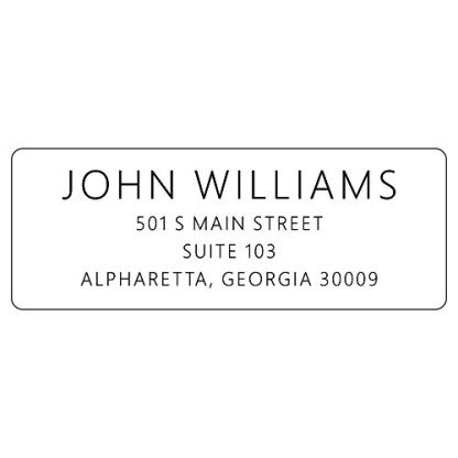Return Address Labels Personalized Stickers 250 Adhesive Peel And Stick Mailing Labels White Simple Sans Serif Fon B07r77b4xk