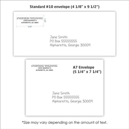 Return Address Stamp Self Inking Personalized Address Stamper Pre Inked With Black Ink The Force B07p85f4ps 3