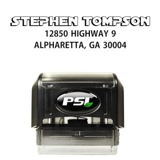 Return Address Stamp Self Inking Personalized Address Stamper Pre Inked With Black Ink The Force B07p85f4ps
