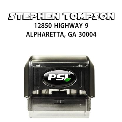 Return Address Stamp Self Inking Personalized Address Stamper Pre Inked With Black Ink The Force B07p85f4ps