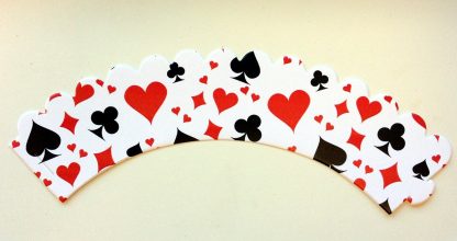 Vegas Casino Playing Cards Suit Cupcake Wrappers 24ct B00aco95kk 3