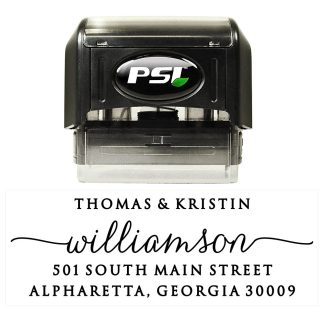 Custom Personalized Self Inking Return Address Stamp Elegant And Sophisticated Perfect Wedding Housewarming Teache B0173358x0