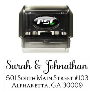 Custom Personalized Self Inking Return Address Stamp Great Wedding Housewarming Or Teacher Client Gift B01624l0zq